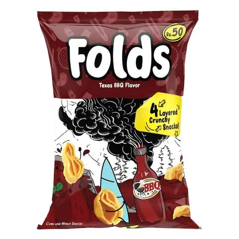 Kolson Folds BBQ Chips, Rs 50