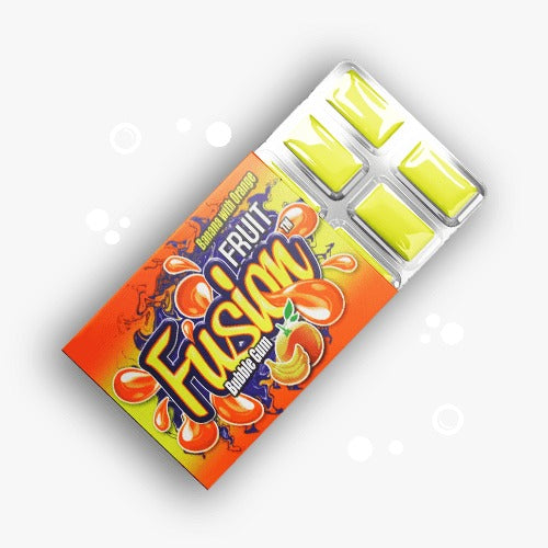 Fusion Fruit Banana with Orange Bubble Gum 8pcs