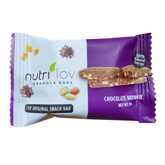 Nutri Lov Granola Bars, Chocolate Brownie, 20g