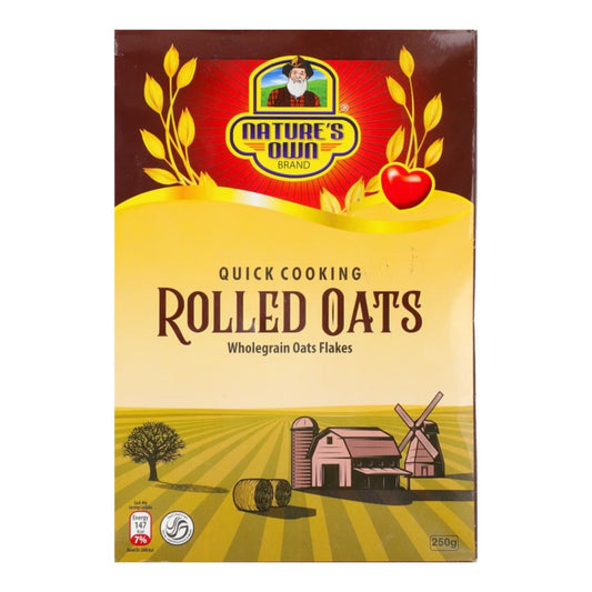 Natures Own Quick Cooking Rolled Wholegrain Oat Flakes 250g