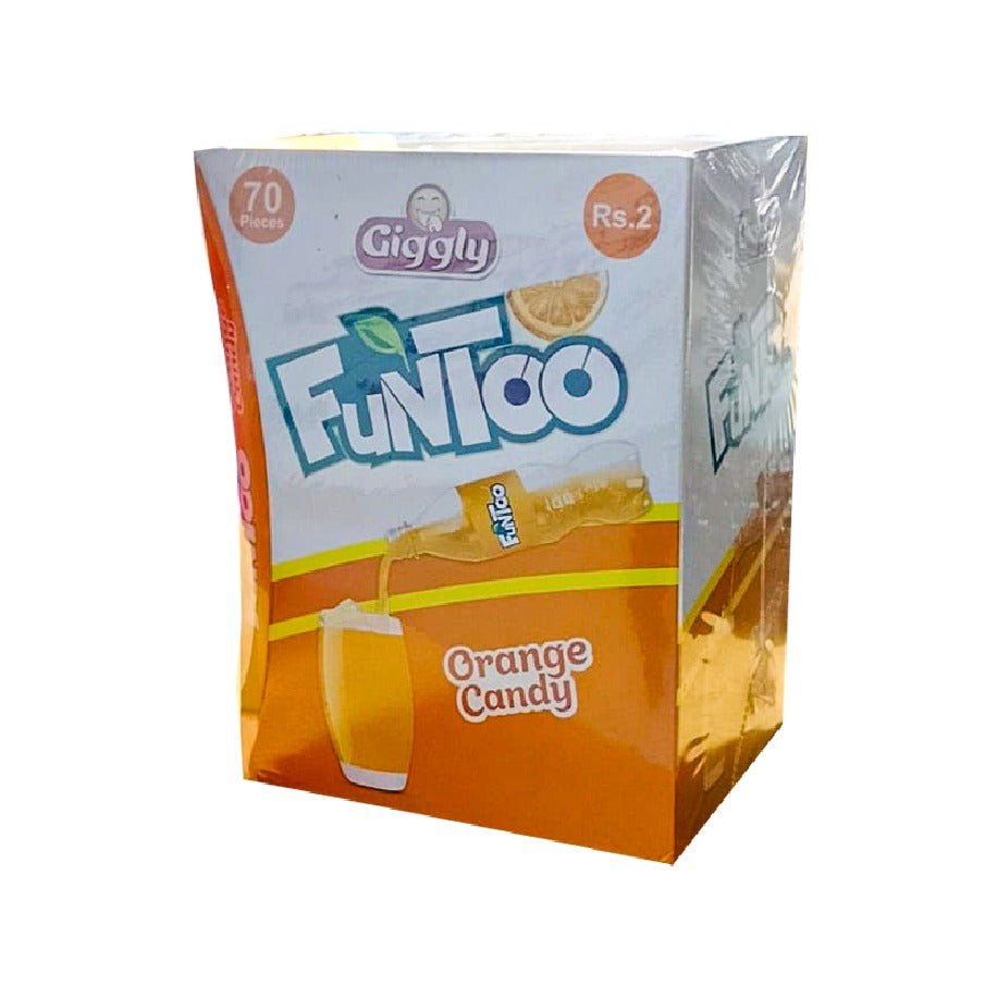 Giggly Funtoo Orange Candy Box 70pcs