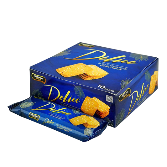 Bisconni Delice Coconut Biscuits, 10-Pack