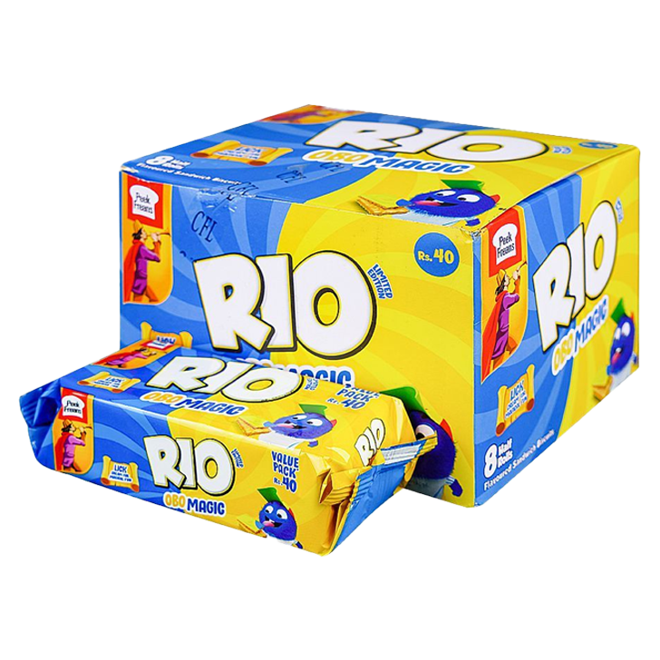 Peek Freans Rio Obo Magic Biscuits Half Roll, 8-Pack