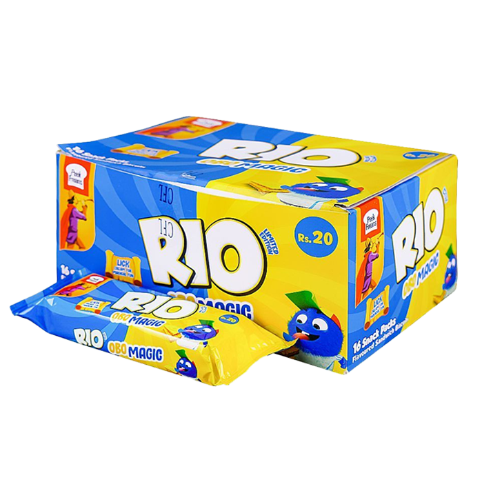 Peek Freans Rio Obo Magic Biscuits Snack Pack, 16-Pack