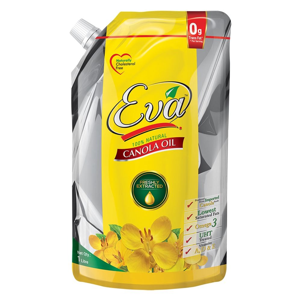 Eva Canola Oil Single Pouch 1 Litre