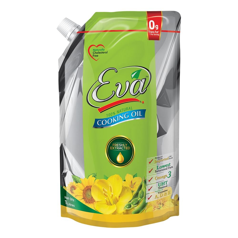 Eva Cooking Oil Single Pouch 1 Litre